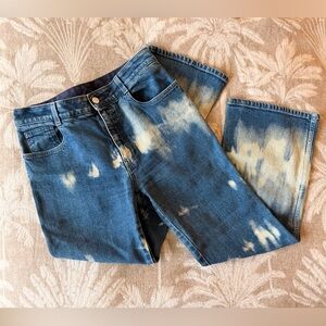 Stella McCartney acid-wash kick-flare jeans 29